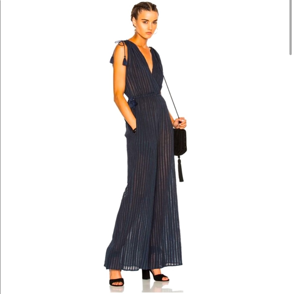 Ulla Johnson navy Tallis Jumpsuit $395